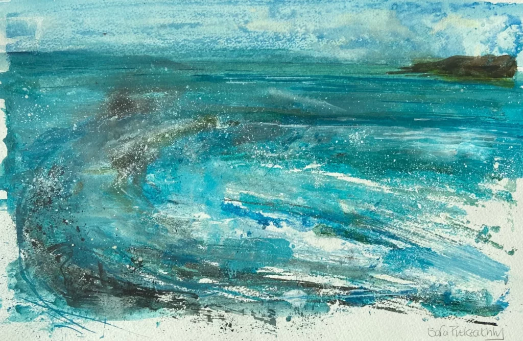 Summer Shores (mixed media)