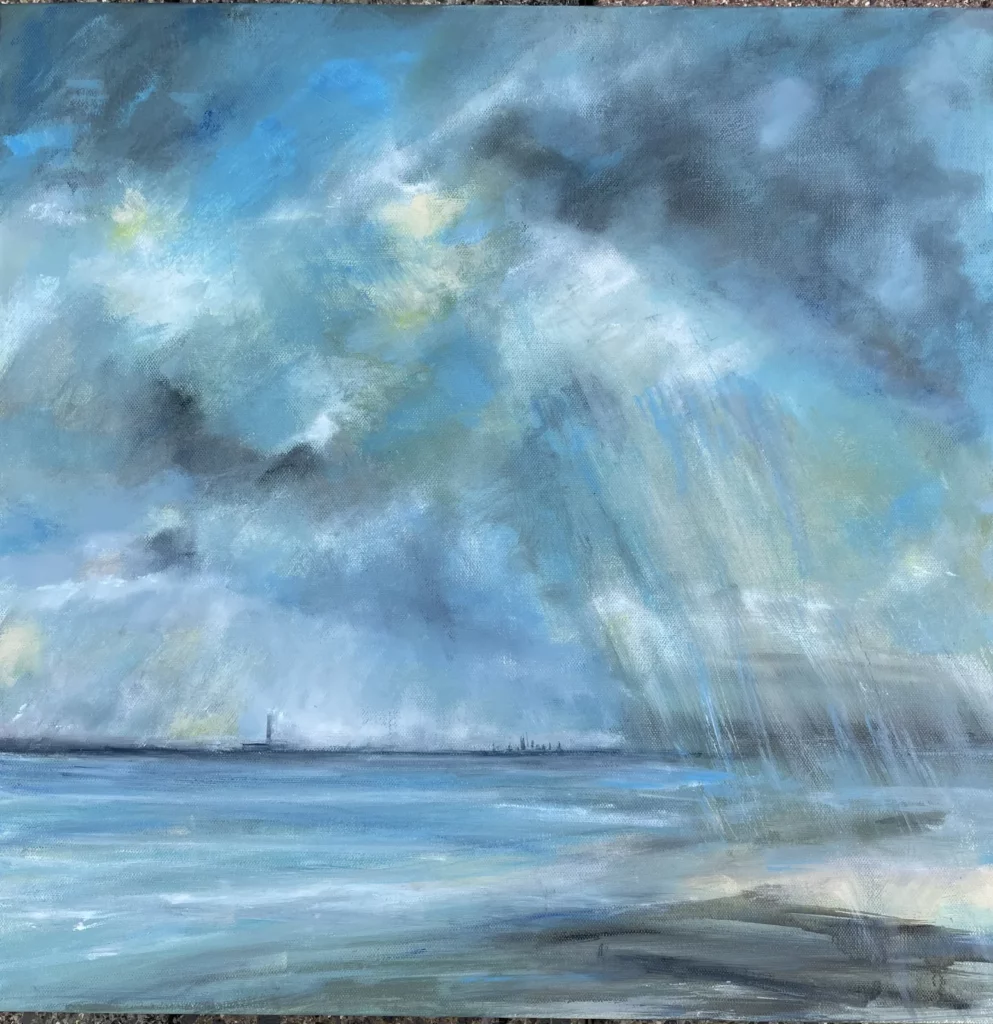 Storm over Fawley (oil)