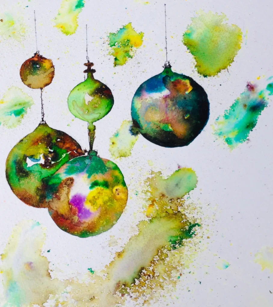 Baubles (mixed media)