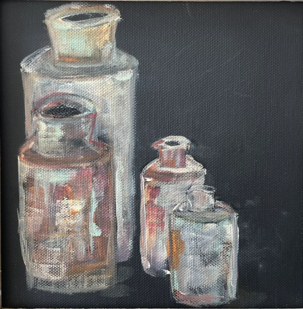 Bottles (acrylic)