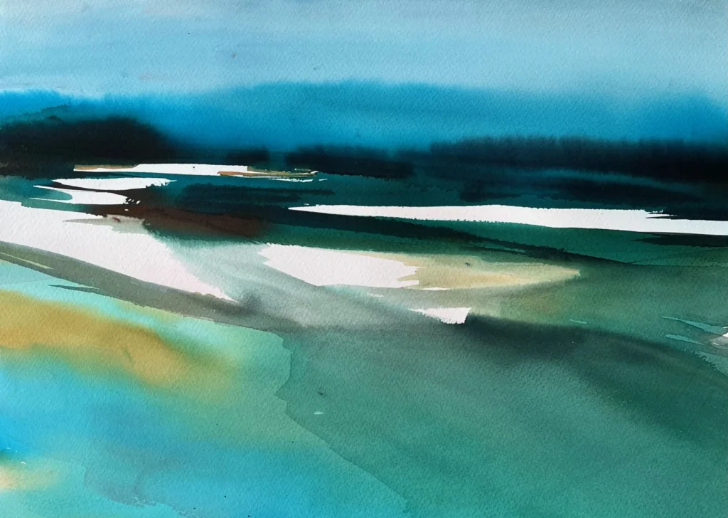 Whisper (watercolour)